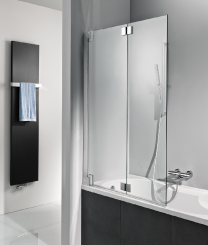 HSK Badewannenaufsatz K2P pendelbar, 2-TEILIG, 114cm 