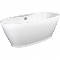Amazonas 180 F New mit Schürze, freistehende Badewanne weiß 180x83x46/60 cm 