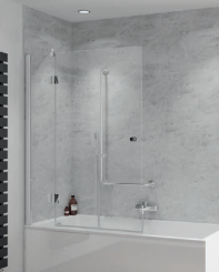 HSK Badewannenaufsatz APERTO pendelbar, 2-TEILIG 