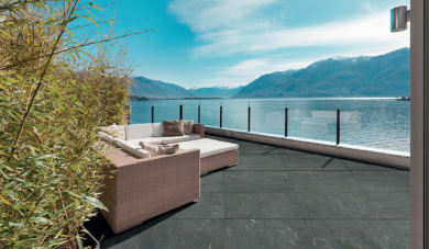 EnergieKer TH2 PIETRA DI VALS Grey 80x80cm 20mm Terrassenplatten 