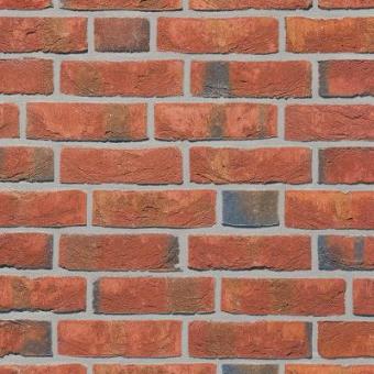 Röben Klinkerriemchen WASSERSTRICH Hellrot-Bunt | 240 x 14 x 71 mm