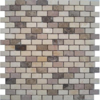 Natursteinmosaik A118-3M matt brick 