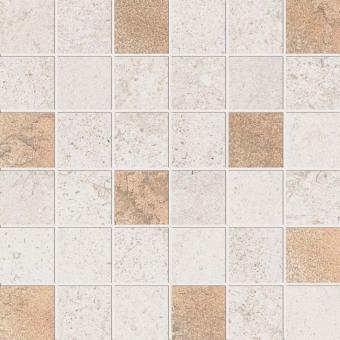 ABK ALPES RAW MOSAICO QUADRETTI GLAM Mosaik 30x30 | Ivory