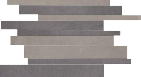 ABK DOCKS MOSAICO BRICKS Mosaik 30x40 | Grey Black