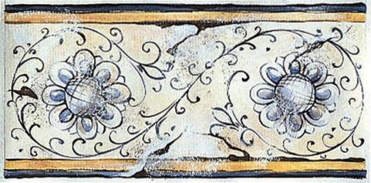 ABK PETRAIA LISTELLO DECORATO Dekor 12,5x25 | Giallo