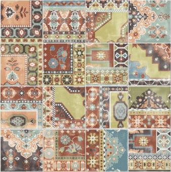 ABK PLAY CARPET Fliese 20x20 | Mix Multicolor