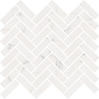 ABK SENSI MOSAICO CHEVRON SABLE Mosaik 30x30 | Statuario White