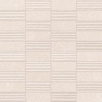ABK TRACKS MOSAICO RETTANGOLI Mosaik 25x25 | Ivory