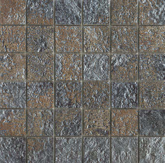 Aparici BRICKWORK MOSAICO 5X5 Mosaik 29,75X29,75 | Titanium