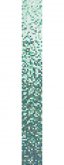 Bisazza Mosaico SFUMATURE 20mm 32.2x258.8cm Begonia