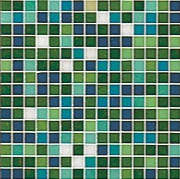 Bisazza Mosaico SFUMATURE 20mm Mix 8 32.2x32.2cm Felce