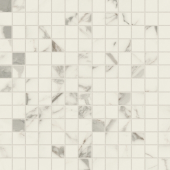 Caesar ANIMA COMPOSIZIONE F Mosaik 30x30 | Statuario Venato