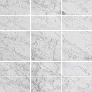 Casalgrande MARMOKER MOSAICO 5X10 Mosaik 29,5x29,5 | Bardiglio Bianco | Naturale
