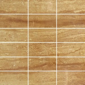 Casalgrande MARMOKER MOSAICO 5X10 Mosaik 29,5x29,5 | Giallo Striato | Naturale