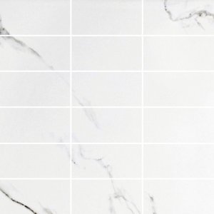 Casalgrande MARMOKER MOSAICO 5X10 Mosaik 29,5x29,5 | Statuario Grigio | Lucido