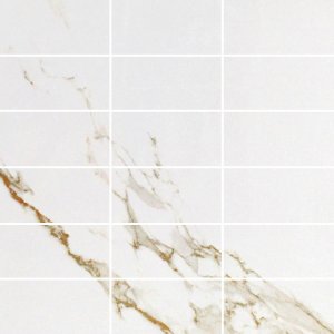 Casalgrande MARMOKER MOSAICO 5X10 Mosaik 29,5x29,5 | Statuario Oro | Naturale