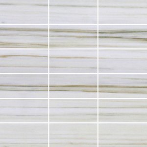 Casalgrande MARMOKER MOSAICO 5X10 Mosaik 29,5x29,5 | Zebrino | Naturale