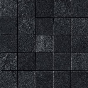 Casalgrande MINERAL CHROM MOSAICO 6X6 Mosaik 30x30 | Black | Soft