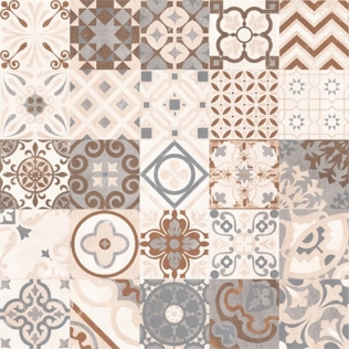 Casalgrande OPUS Fliese 20x20 | Cementina Multicolor Beige Mix