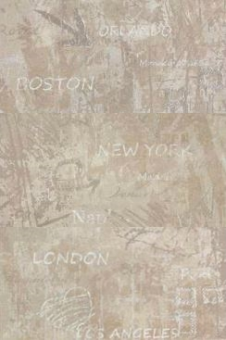 Armonie CHICAGO INSERTO GRAFFITI 26.1 x 52.2 cm Fliese Tortora | 26.1 x 52.2 cm