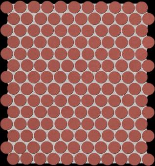 FAP COLOR NOW MOSAICO ROUND Wand-Mosaik 29,5x32,5 | Marsala