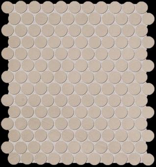 FAP COLOR NOW MOSAICO ROUND Wand-Mosaik 29,5x32,5 | Tortora