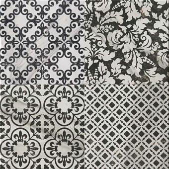 FAP ROMA ATELIER DECO 20 Wand-Fliese 20x20 | Statuario Grafite