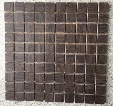 Forest Wenge Mosaik 2,8x2,8 auf Netz 30x30cm 