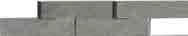 Gazzini SLIDE BORDURA WAVE Wand-Mosaik 7x30 | Grey