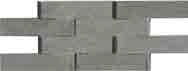 Gazzini SLIDE BORDURA WAVE Wand-Mosaik 14x30 | Grey