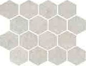 Gazzini SLIDE MOSAICO ESAGONO Mosaik 26x30 | White
