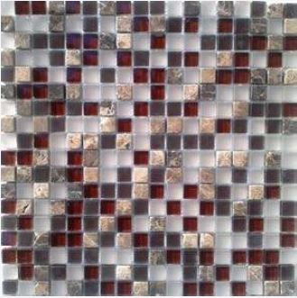 Glas-Natursteinmosaik SG101 Brown Mix 