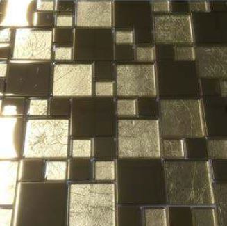 Glas-Metall-Mosaik HS100 Gold 