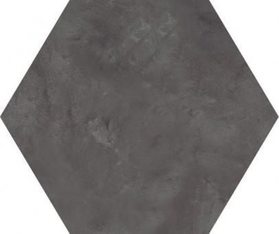 Marca Corona TERRA ESAGONA Fliese 25x21,6 | Nero