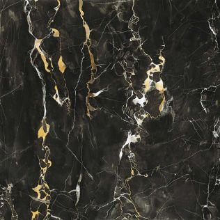 Mirage JEWELS Fliese 60x60 | Black Gold JW11 | Naturale