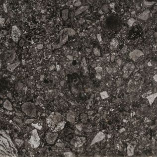 Mirage NORR Fliese 60x60 | Svart RR03 | Strutturato