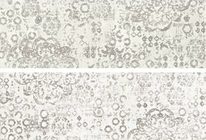 Armonie PICCADILLY INSERTO RICAMO 10 x 30 cm Fliese Bianco | 10 x 30 cm