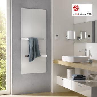 HSK Infrarot-Designheizkörper Retango Glas weiß | 600 x 1500 mm 