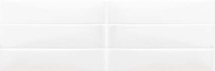 Sant Agostino ABITA RETTANGOLO Wand-Dekor 20x60 | Bianco | Mat