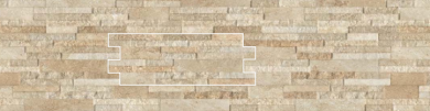 Novabell Brickup Ocean 16x40cm Travertino Honey