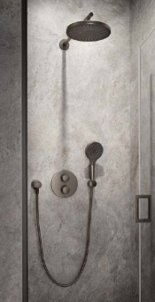 (0) Aktion! HSK Shower-Komplett-Set 1.50 AquaXPro Schwarz-matt 