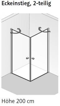 Fliesenshoponline De Hsk Duschkabine Exklusiv Eckeinstieg 2