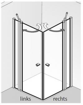 Fliesenshoponline De Hsk Duschkabine Exklusiv Eckeinstieg 4 Teilig Fliesen Online Kaufen