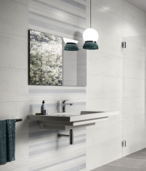 (A) Villeroy & Boch Denim white washed canvas 33x99cm 