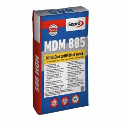 Sopro MITTELDICKBETTMÖRTEL WEISS - MDM 885, 25 KG 