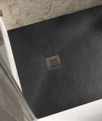 HSK MARMOR-POLYMER-DUSCHWANNE APUNTO mit PUNKTABLAUF QUADRAT 