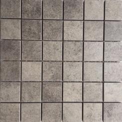 Concrete Gris Mosaik 5x5 auf Netz 30x30cm 