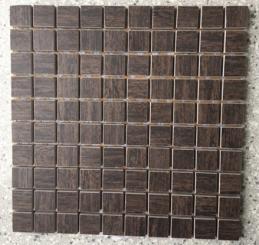 Forest Wenge Mosaik 2,8x2,8 auf Netz 30x30cm 