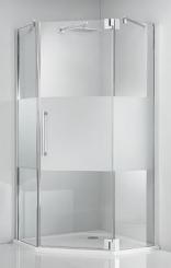 HSK Duschkabine K2 P, 1 DREHTÜR + 2 SEITENTEILE 