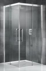 HSK Duschkabine K2 P, GLEITTÜR ECKEINSTIEG Klar hell mit Edelglas | 100 x 100